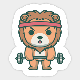 CUTE LION Sticker